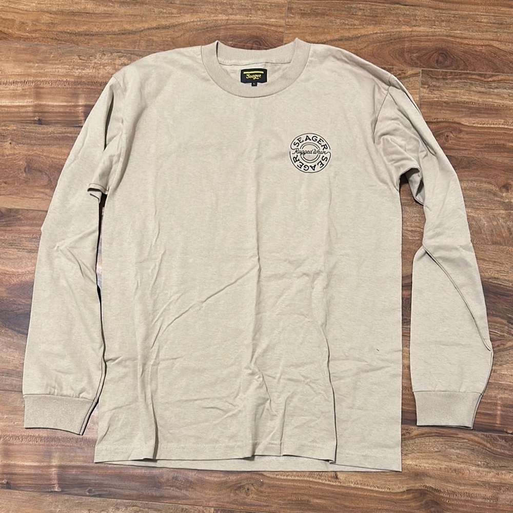 Seager Men's Tan Long Sleeve Shirt